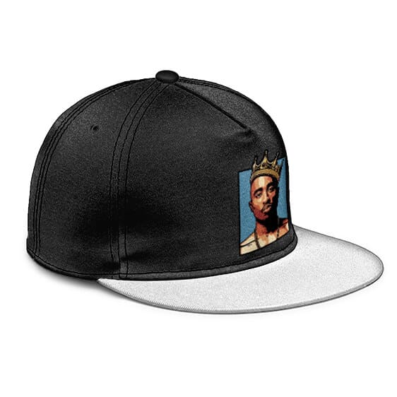 Crowned Tupac Shakur Tribute Rap Legacy Snapback Hat