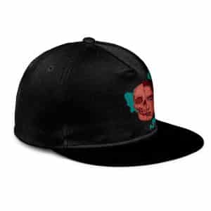 Dope American Rapper Eminem Skull Art Black Snapback Hat