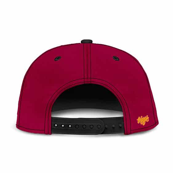 Dope Biggie Smalls Cartoon Head Art Red Snapback Hat