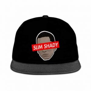 Dope Slim Shady Head Art Supreme Parody Black Snapback