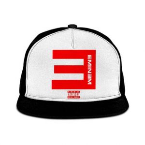 Eminem Reversed E Parental Advisory Logo Epic Snapback