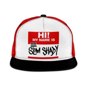 Hi My Name Is Slim Shady Stylish Eminem Snapback Cap