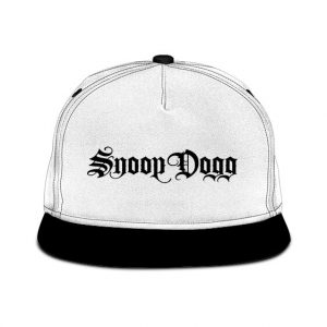 Snoop Dogg Classic Logo White Snapback Baseball Cap