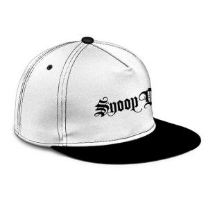 Snoop Dogg Classic Logo White Snapback Baseball Cap
