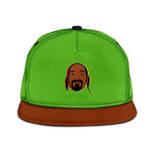 Cool Snoop Dogg Cartoon Rasta 3D Snapback Cap