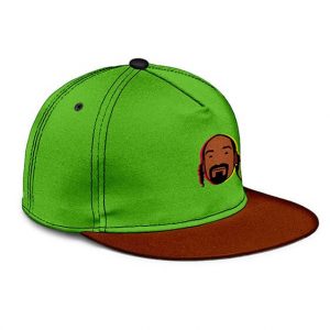 Cool Snoop Dogg Cartoon Rasta 3D Snapback Cap