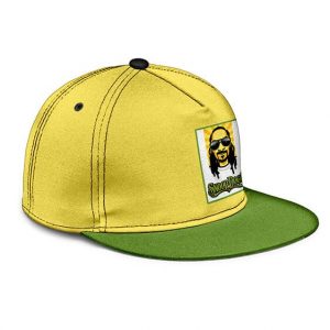 Stunning Snoop Dogg Art Yellow Snapback Baseball Cap