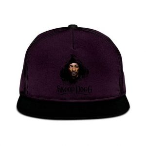 Street Graffiti Artwork Snoop Dogg Purple Snapback Hat