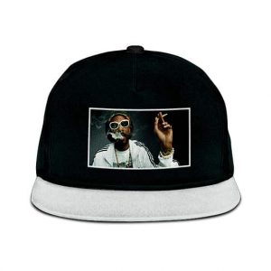 Rastafari Snoop Lion Smoking Joint Cool Snapback Cap