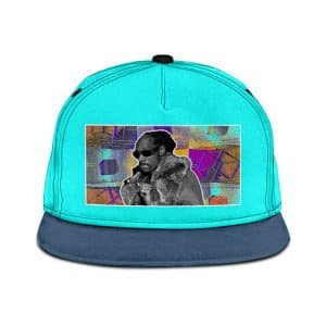 Snoop Dogg Dancing Trippy Colors Snapback Cap