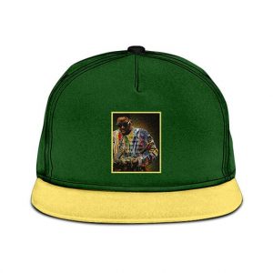 The Notorious B.I.G. Counting Money Art Green Snapback