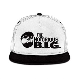 The Notorious B.I.G. Logo Art Dope White Snapback Hat