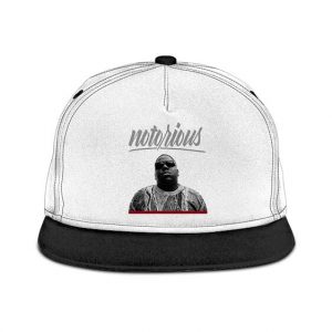Thug Life Rapper Notorious B.I.G. Dope White Snapback Cap