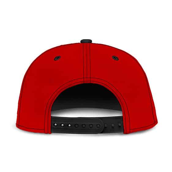 Tupac Shakur Logo Minimalist Style Red Snapback Hat