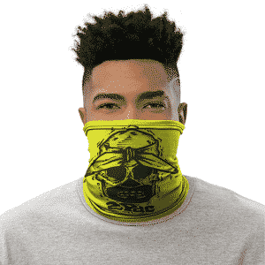 2Pac Is Alive All Eyez On Me Dope Neon Art Neck Warmer