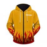 8 Mile Eminem Flame Pattern Design Badass Zip Up Hoodie