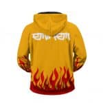 8 Mile Eminem Flame Pattern Design Badass Zip Up Hoodie