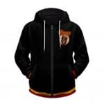 Biggie Head Retro Logo Minimalist Black Zip Hoodie