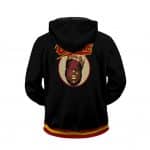 Biggie Head Retro Logo Minimalist Black Zip Hoodie