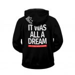 Biggie Smalls Crown Logo It Was All A Dream Zip-Up Hoodie