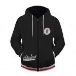 Biggie Smalls Notorious All-Star Logo Black Zipper Hoodie