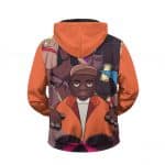 Biggie Smalls Pool of Cash & Ladies Cartoon Art Zip Hoodie