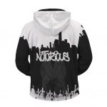 Brooklyn Pride Notorious Logo Monochrome Art Zip Hoodie