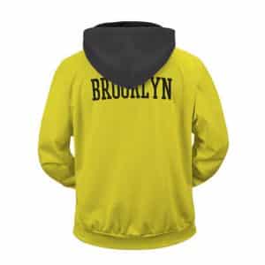 Brooklyn's Finest Biggie Smalls Yellow Zipper Hoodie