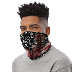 Cool Gangsta Bandana Pattern Tupac Icon Neck Warmer