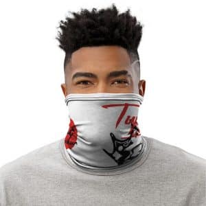Hip Hop Tupac Shakur Crowned Head Logo White Tube Mask