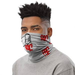Hip Hop West Coast Red PAC Tupac Logo Pattern Tube Mask