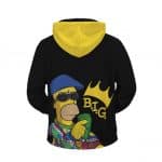 Homer Simpson Parody Notorious BIG Dope Zip-Up Hoodie