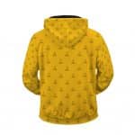 Iconic Rapper Crowned Biggie Smalls Pattern Zip Hoodie