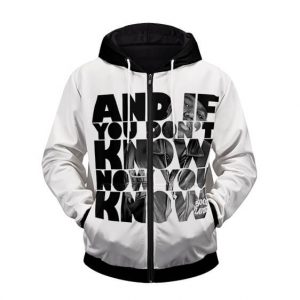 If You Don't Know Now You Know Juicy Song Zip-Up Hoodie