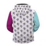 It Was All A Dream Trippy Pattern Biggie Zip-Up Hoodie