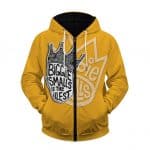Notorious Biggie Smalls Is The Illest Yellow Zip Hoodie
