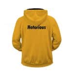 Notorious Biggie Smalls Is The Illest Yellow Zip Hoodie