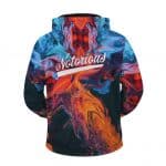 Notorious Biggie Smalls Trippy Smoke Design Zip Hoodie