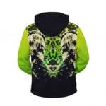 Trippy Smoking Psychedelic Biggie Smalls Vibrant Zip Hoodie