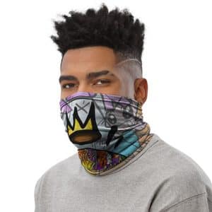 West Coast Rapper Tupac Graffiti Head Art Tube Mask