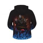 Westside Gangsta Tupac Shakur Vibrant Aura Zip Up Hoodie