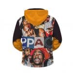 Tupac Shakur Dope Collage Artwork Zip Up Hoodie
