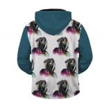 Tupac Shakur Colorful Artwork Pattern Zip Up Hoodie