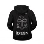 Awesome Tupac Makaveli Tattoo Pattern Zip Up Hoodie