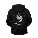 2Pac Amaru Shakur Silhouette Dope Black Zip Up Hoodie