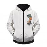 Tupac Shakur Tattoo Logo 2 Die 4 Cool Zip Up Hoodie