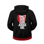 Tupac Makaveli Only God Can Judge Me Zip Up Hoodie