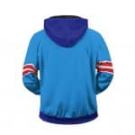 All Eyez On Me Tupac Amaru Shakur Blue Zip Up Hoodie
