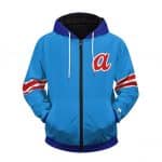 All Eyez On Me Tupac Amaru Shakur Blue Zip Up Hoodie