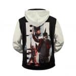 American Rapper Eminem Retro Filter Art Style Zip Up Hoodie